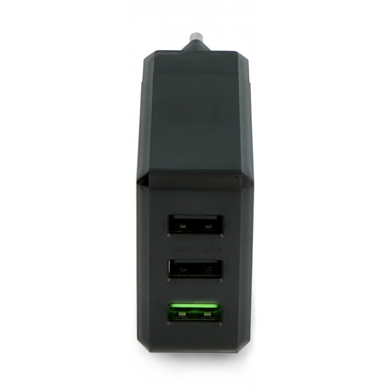 Green Charge Source 3 x USB 30W napájecí zdroj s rychlým nabíjením Ultra Charge a Smart Charge