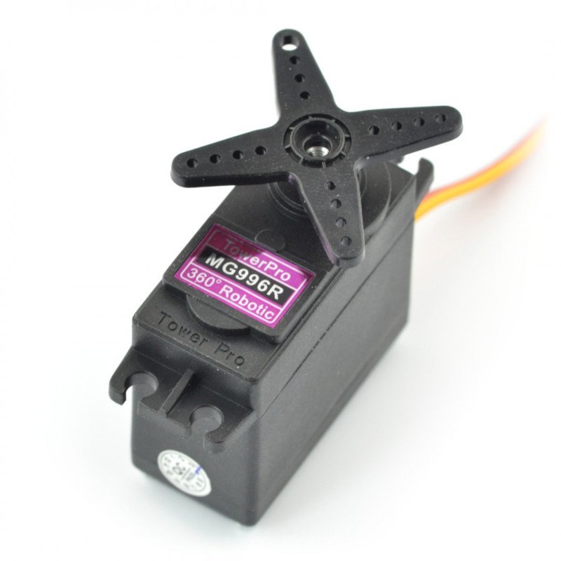 TowerPro MG-996R servo 360 stupňů nepřetržitý provoz