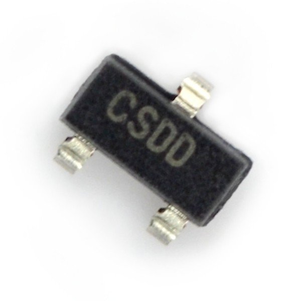 Stabilizátor LDO 3,3 V MCP1700T - SMD SOT-23