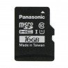 Paměťová karta microSD Panasonic 16 GB 40 MB / s třída A1 (bez adaptéru) + systém Raspbian pro Raspberry Pi 4B / 3B + / 3B / 2B - zdjęcie 1