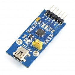 Převodník USB-UART CP2102 - miniUSB zásuvka