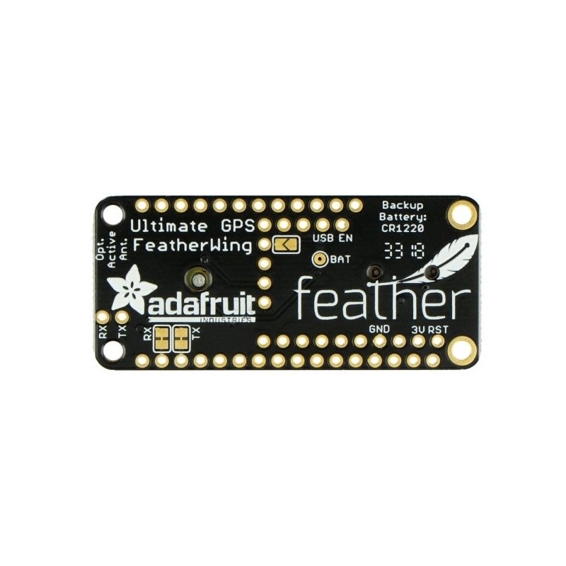GPS modul Adafruit Ultimate FeatherWing- MTK3339 s anténou