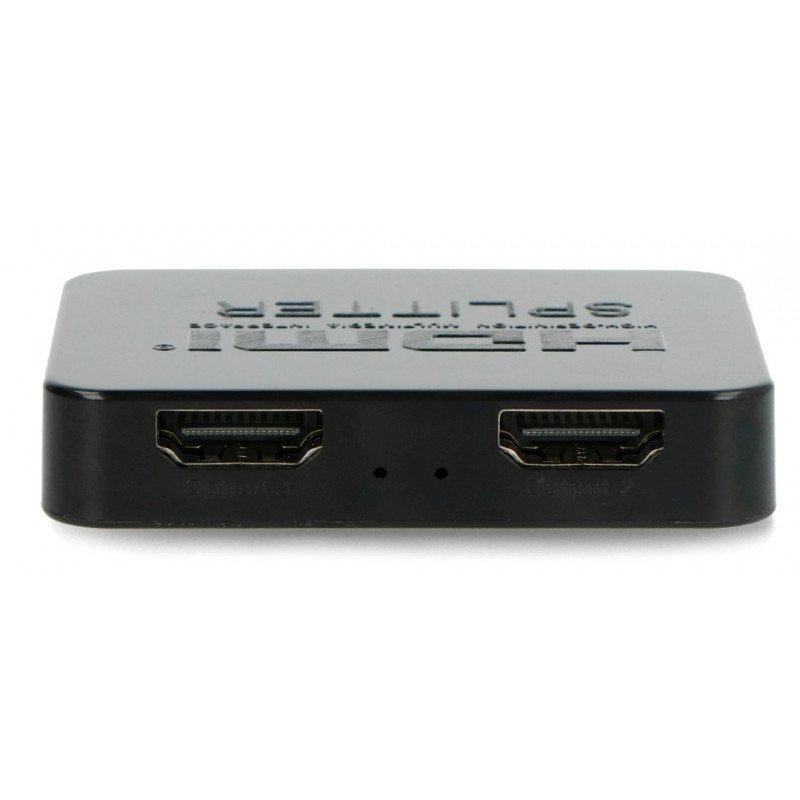 Lanberg HDMI splitter - 2x HDMI 4K + mircoUSB černý