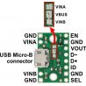 Napájecí konektor MicroUSB s multiplexorem FPF1320 - Pololu 2594 - zdjęcie 7