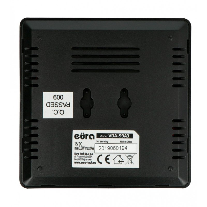 Eura-tech VDA-99A - IP brána - podpora 2 externích kazet a monitoru - WiFi