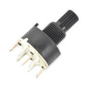 Otočný přepínač 8polohový 1 obvod - 29,5 mm