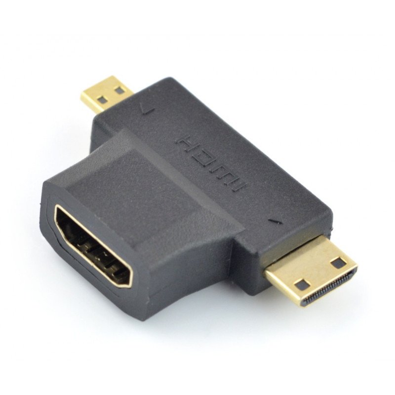 Adaptér HDMI - miniHDMI / microHDMI