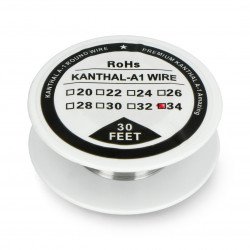 Odporový drát Kanthal A1 0,16 mm 56 Ω / m - 9,1 m