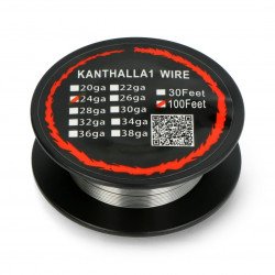 Odporový drát Kanthal A1 0,51 mm 6 Ω / m - 30,5 m