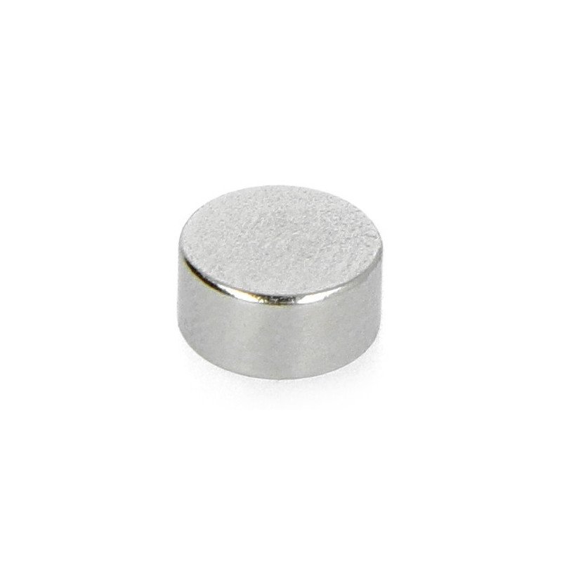 Kulatý neodymový magnet N35 / Ni 6x3mm - 10 ks.