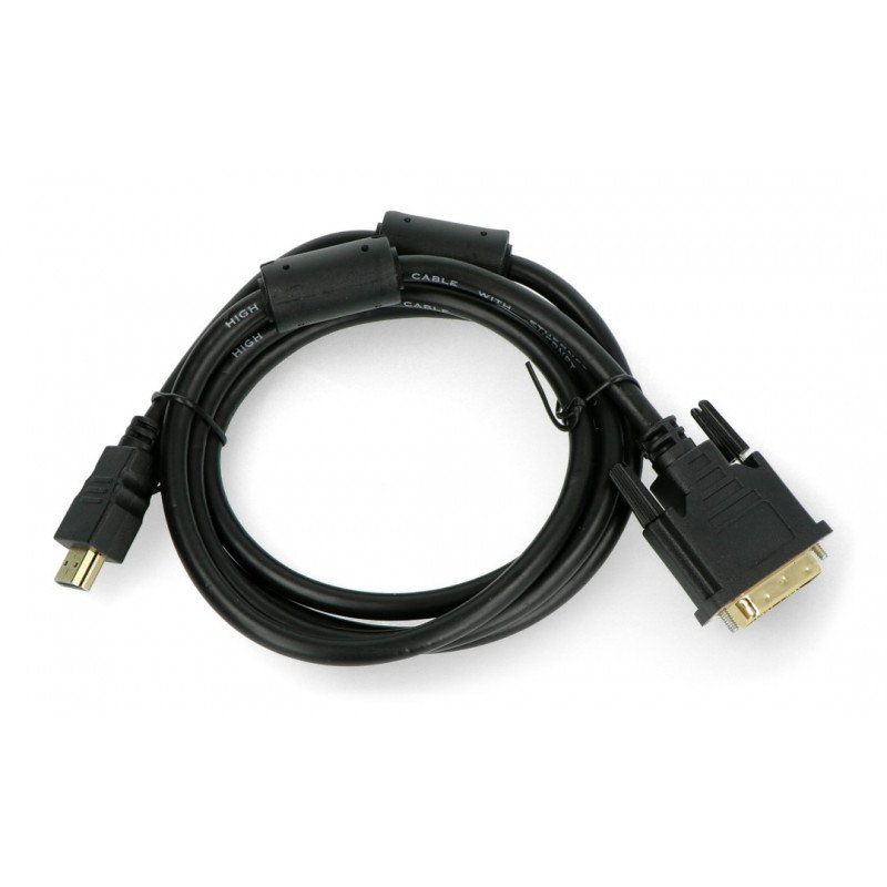 Kabel DVI-HDMI s 1,5 m filtrem