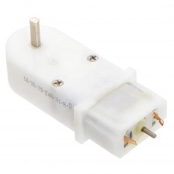 DC motor 120: 1 - úhlová oboustranná hřídel - Pololu 1515