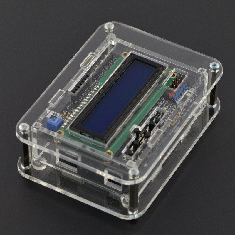 Pouzdro pro Arduino Uno s krytem LCD klávesnice