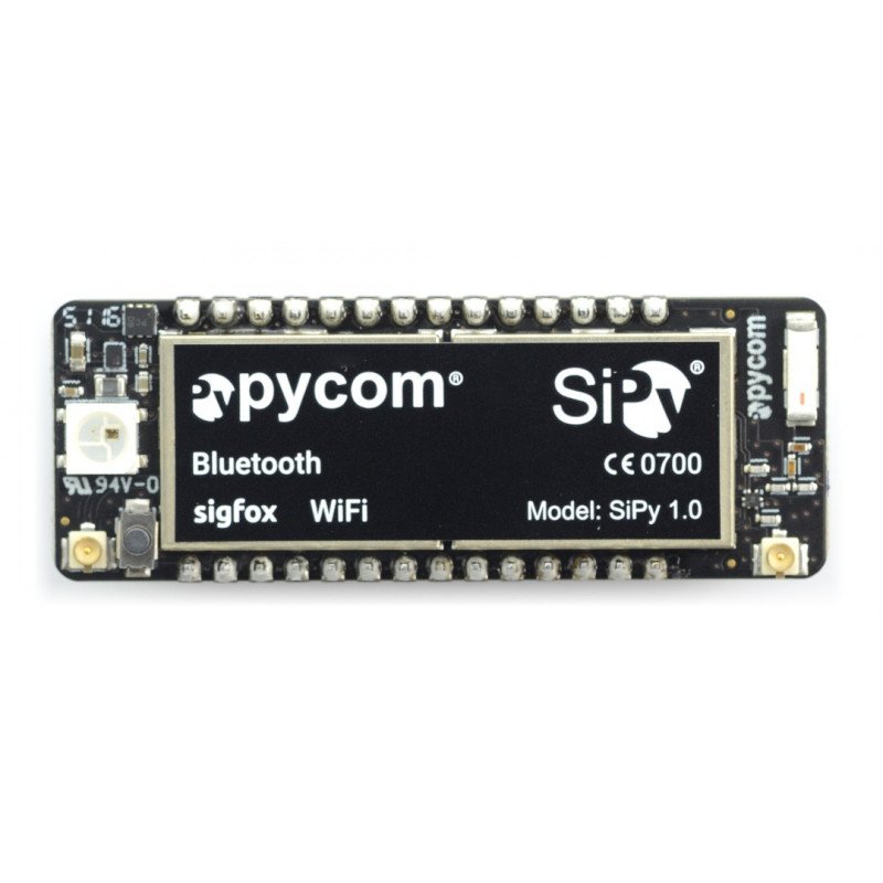 SiPy ESP32 14dBm - modul Sigfox, WiFi, Bluetooth BLE + Python API