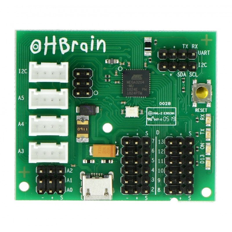 Ohbrain - servo a senzorový ovladač