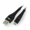Kabel eXtreme Spider USB A - microUSB 1,5 m - černý - zdjęcie 1