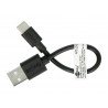 Nabíjecí a synchronizační kabel Goobay USB-C 0,1 m černý - zdjęcie 2