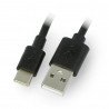 Goobay USB A 2.0 - USB C černý kabel - 2 m - zdjęcie 1