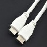 Kabel HDMI 2.0 - dlouhý 1 m - oficiální pro Raspberry Pi - bílý - zdjęcie 4