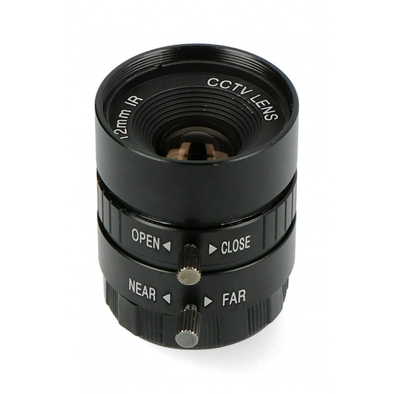 Sada objektivů CS Mount 6-25 mm - pro kameru Raspberry Pi - 5 ks. - ArduCam LK004
