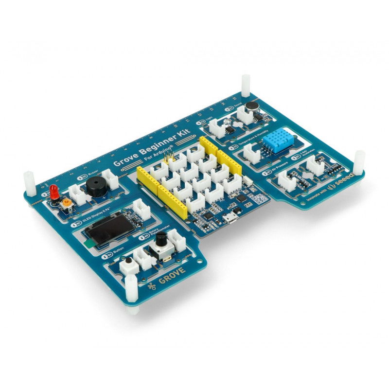 Grove - sada 10 senzorů s modulem Seeeduino Lotus pro začátečníky
