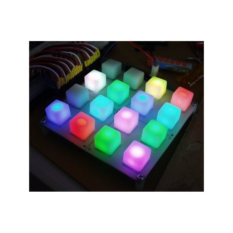 Panel klávesnice 4x4 - kompatibilní s LED diodami - SparkFun
