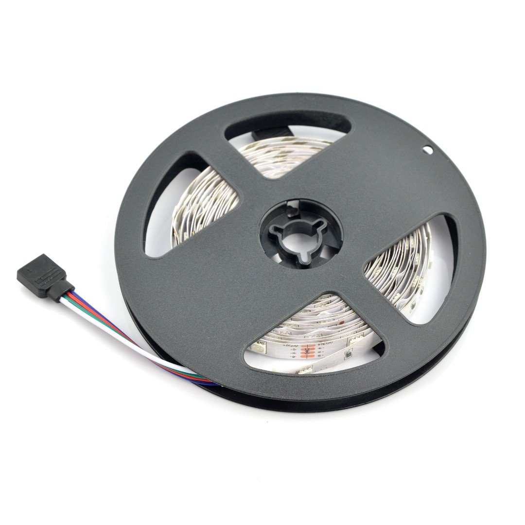 LED pás SMD5050 IP44 7,2 W, 30 LED / m, 10 mm, RGB - 5 m