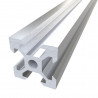 Hliníkový profil V-Slot 2020 eloxovaný stříbrný 250 mm