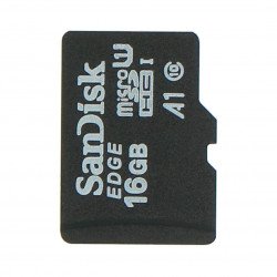 Paměťová karta microSD SanDisk 16 GB 80 MB / s třída 10 + Raspbian NOOB systém pro Raspberry Pi 4B / 3B + / 3B / 2B