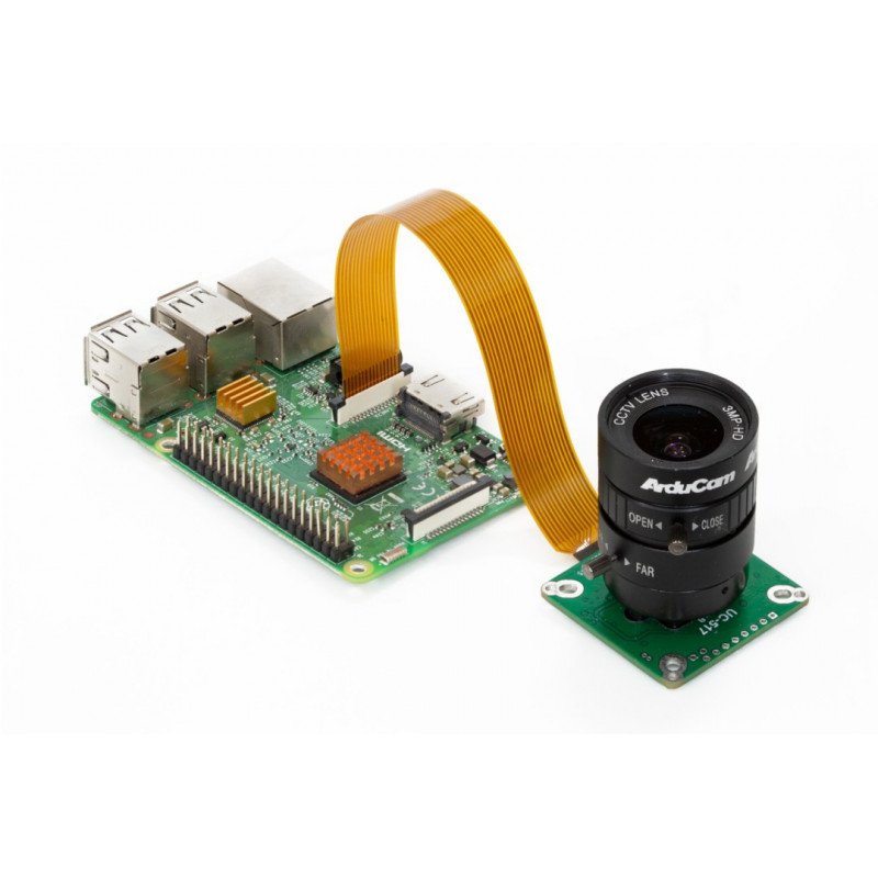 Fotoaparát IMX477 12,3 MPx HQ s objektivem 6 mm CS-Mount - pro Raspberry Pi - ArduCam B0240