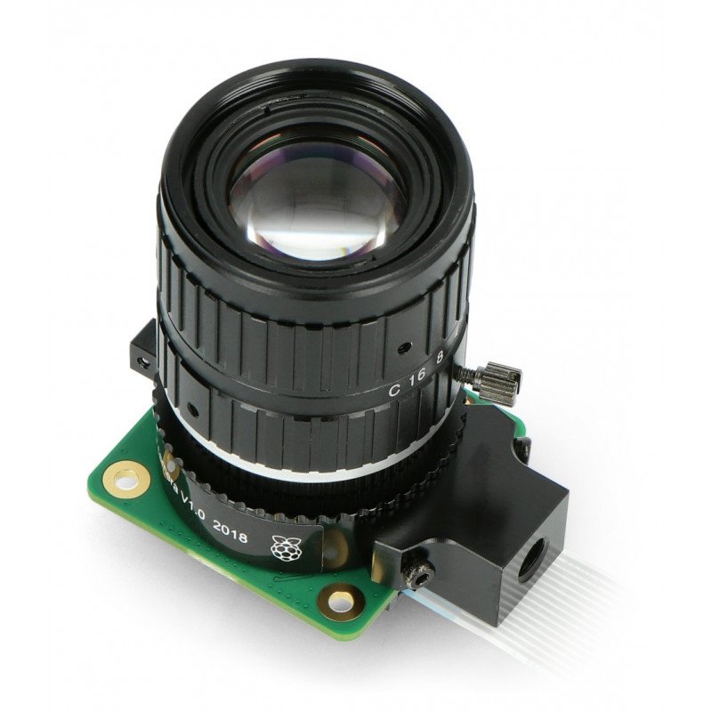 Úzký úhel objektivu 10Mpx 35 mm C Mount - pro fotoaparát Raspberry Pi - Seeedstudio 114992275