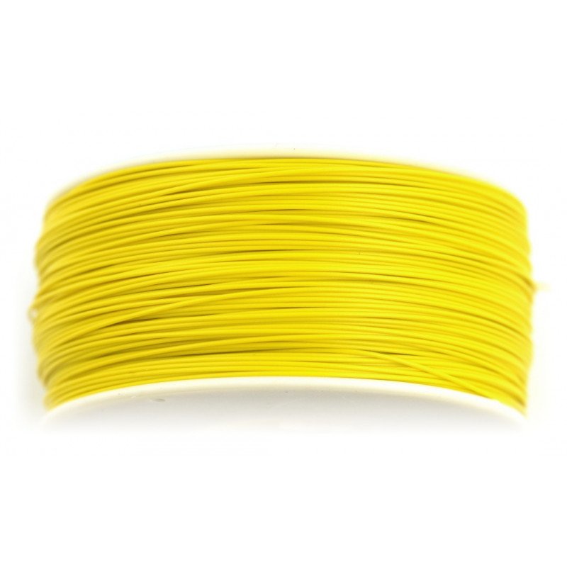 Drát z PVC 0,5 mm - žlutý - role 250 m