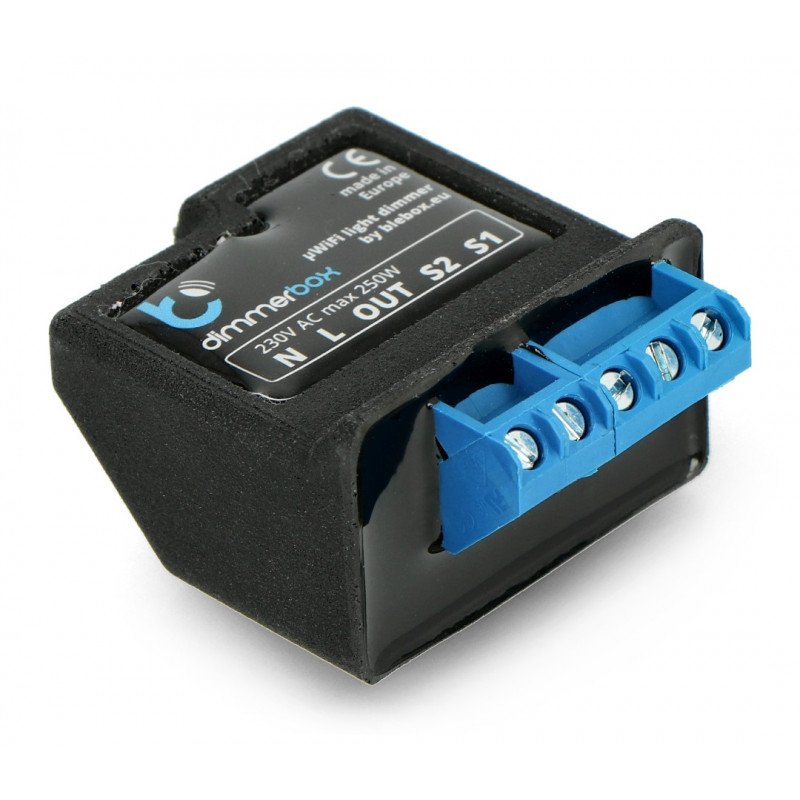 BleBox DimmerBox - 230V WiFi ovladač osvětlení - aplikace pro