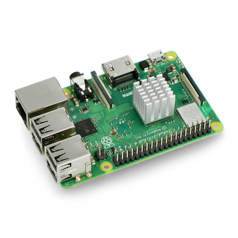 Hliníkový chladič pro Raspberry Pi 3 - 15x15x15mm - vysoký
