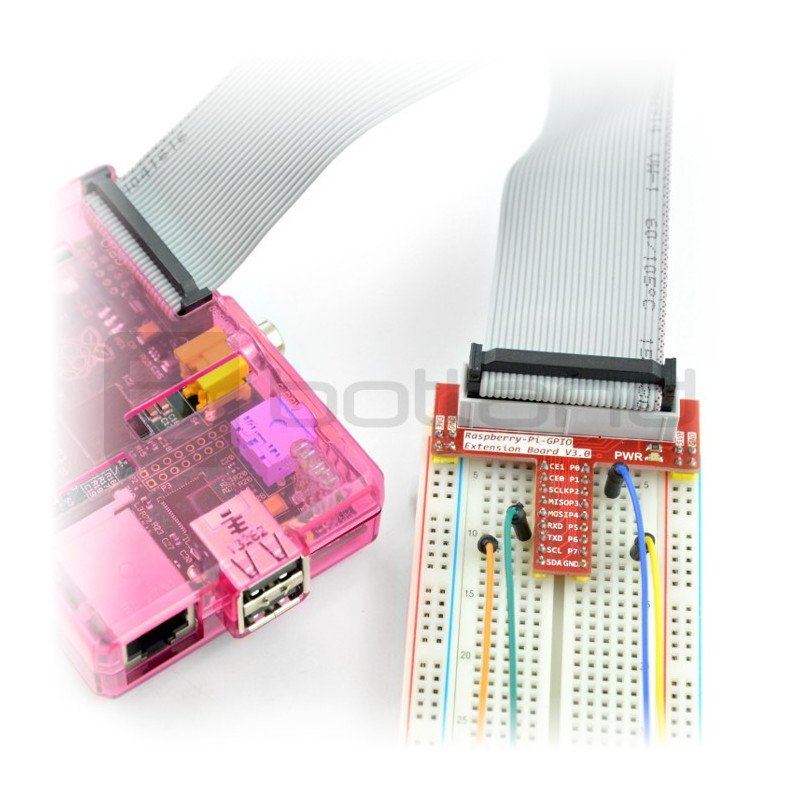 Rozšíření GPIO Raspberry Pi pro nepájivé pole