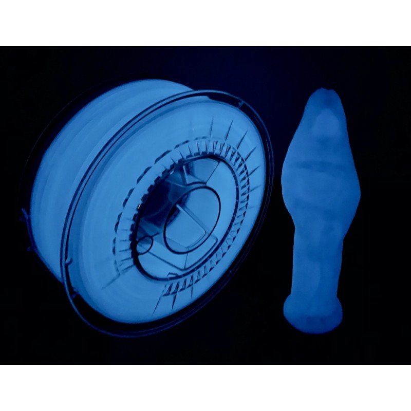Filament Devil Design PLA 1,75 mm 1 kg - Glow In The Dark Blue