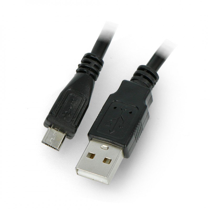 MicroUSB kabel B - A 2.0 Lanberg černý - 1m