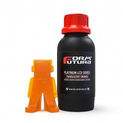 Pryskyřice pro 3D tiskárnu FormFutura Platinum 0,5 kg 3D - Průsvitná oranžová