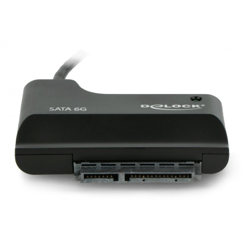 Adaptér USB A 3.0 - SATA Delock - černý + napájecí zdroj