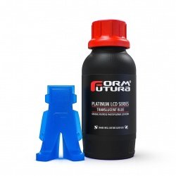 Pryskyřice pro 3D tiskárnu FormFutura Platinum 0,5 kg 3D - průsvitná modrá