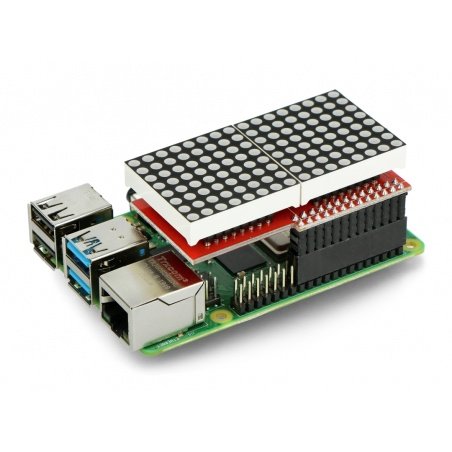 Matrix 128 LED 16x8 MAX7219 pro Raspberry Pi Matrix 128 LED 16x8 MAX7219 pro Raspberry Pi