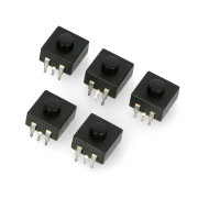 Přepínač ON-OFF PB-12A-3, kulatý 30V / 1A - černý