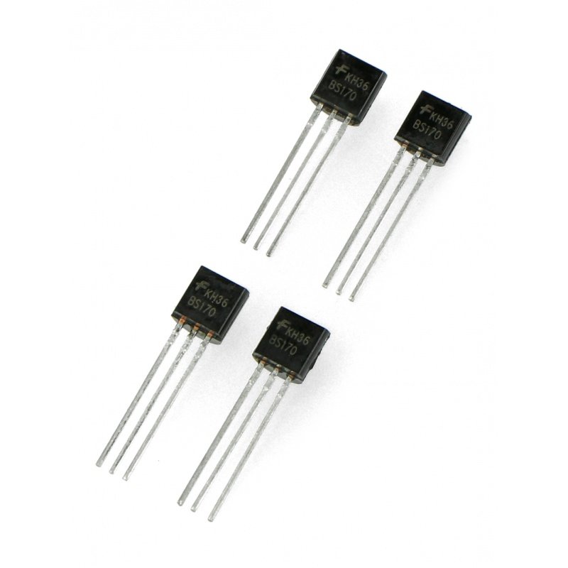 Tranzistor N-MOSFET BS170 - THT - 4 ks.