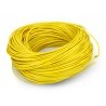 Instalační kabel LgY 1x0,5 H05V-K - žlutý - role 100 m - zdjęcie 2