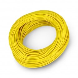 Instalační kabel LgY 1x0,5 H05V-K - žlutý - role 100 m