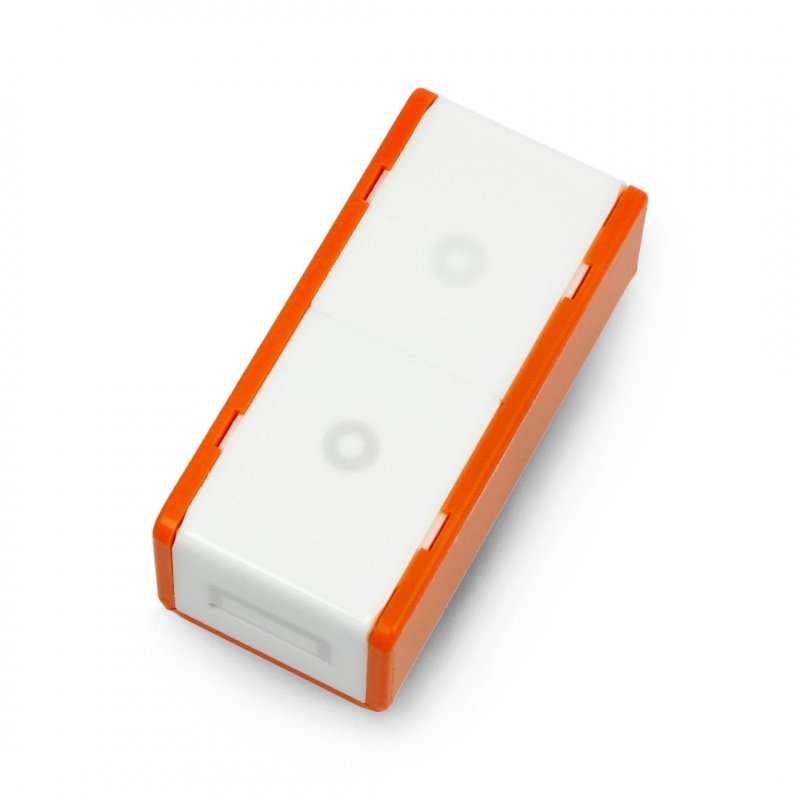 Pouzdro pro Raspberry Pi Zero s Flick Zero - bílé a oranžové