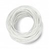 Instalační kabel LgY 1x0,5 H05V-K - bílý - role 100 m - zdjęcie 1