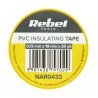 Izolační páska Rebel 0,13x19mm x 18,2m žlutá - zdjęcie 3