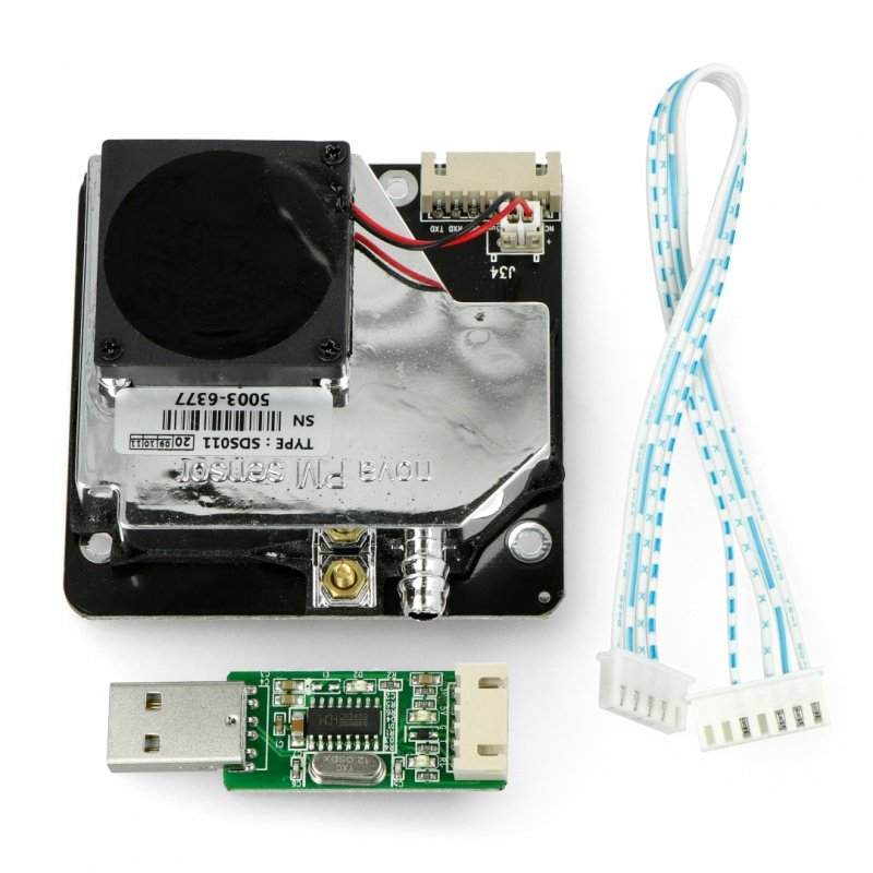 Laserový senzor čistoty prachu / vzduchu SDS011 - 5V UART / PWM