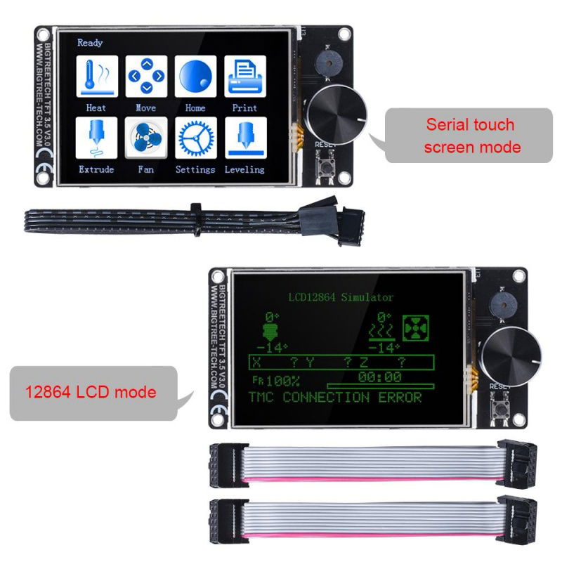 Wyświetlacz dotykowy Bigtreetech TFT35 v3.0 3,5'' - dwa tryby